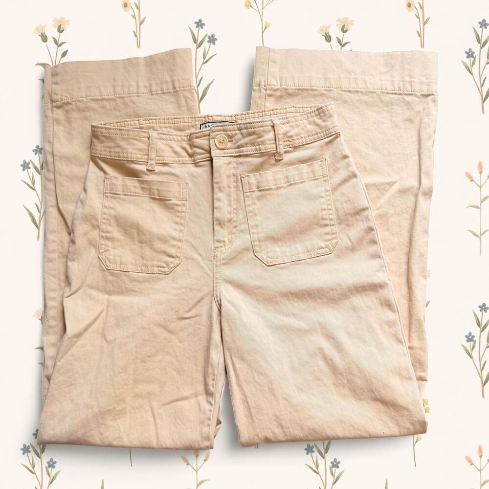 Bagatelle Collection Light Peach High Rise Straight Pants in a size 6